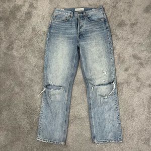 Denim Forum Joni high rise loose size 28
